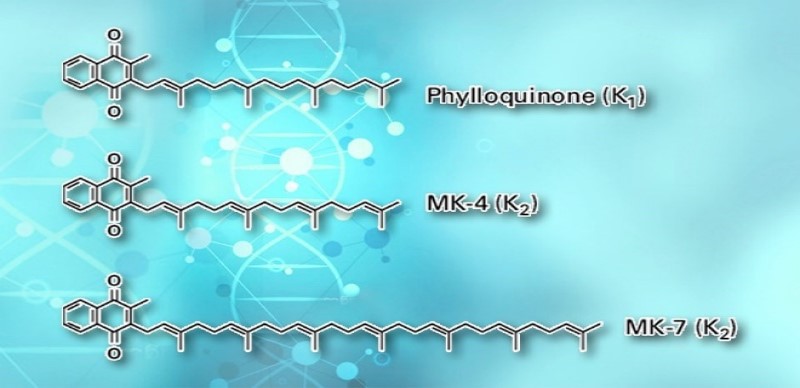 MK7 thực chất chính là vitamin K2. Trong nhóm vitamin K2 bao gồm có MK7 (Menaquinone-7) và MK4 (Menaquinone-4).